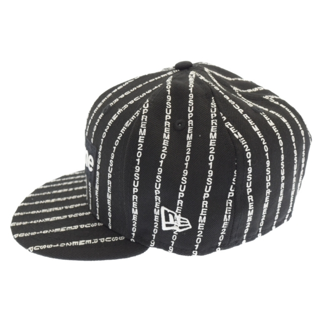 SUPREME シュプリーム 19SS×New Era Text Stripe Cap ニューエラ