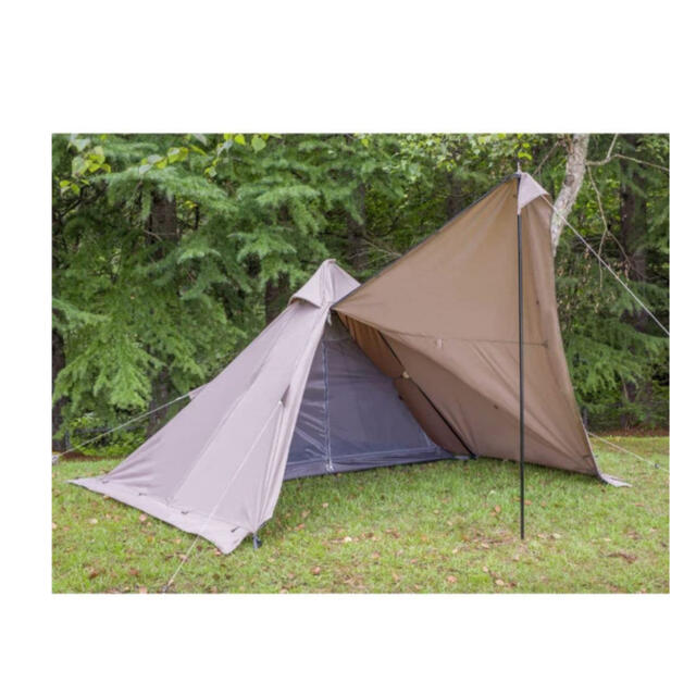 新品 ホールアース アース ピノマッド 1~2人 2股ワンポールテントTC