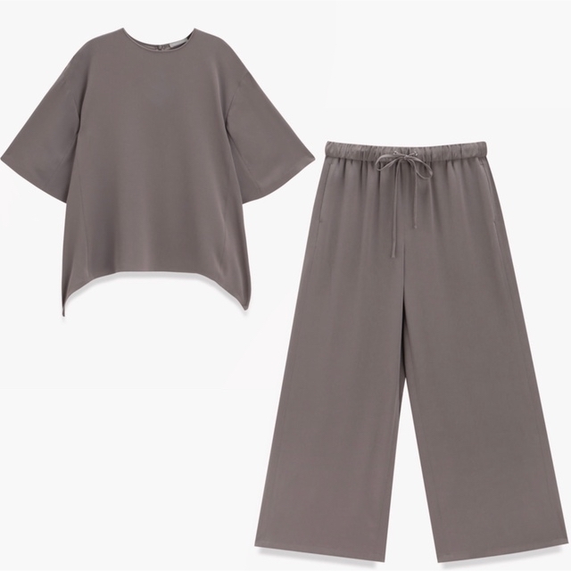 theory luxe 22SS 完売 セットアップ ブラウス ワイドパンツ 【5%OFF