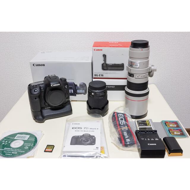 Canon(キヤノン)の★美品★ Canon EOS 7D Mark2 レンズ付き スマホ/家電/カメラのカメラ(デジタル一眼)の商品写真