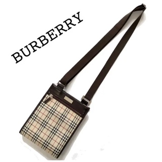 バーバリー(BURBERRY)のburberry  バーバリー チェック　ショルダーバッグ  ポシェット(ショルダーバッグ)