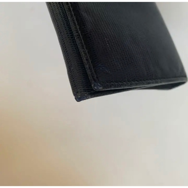 celine(セリーヌ)のceline セリーヌ サークル　クロコ押し　長財布　ネイビー　紺色　レザー レディースのファッション小物(財布)の商品写真