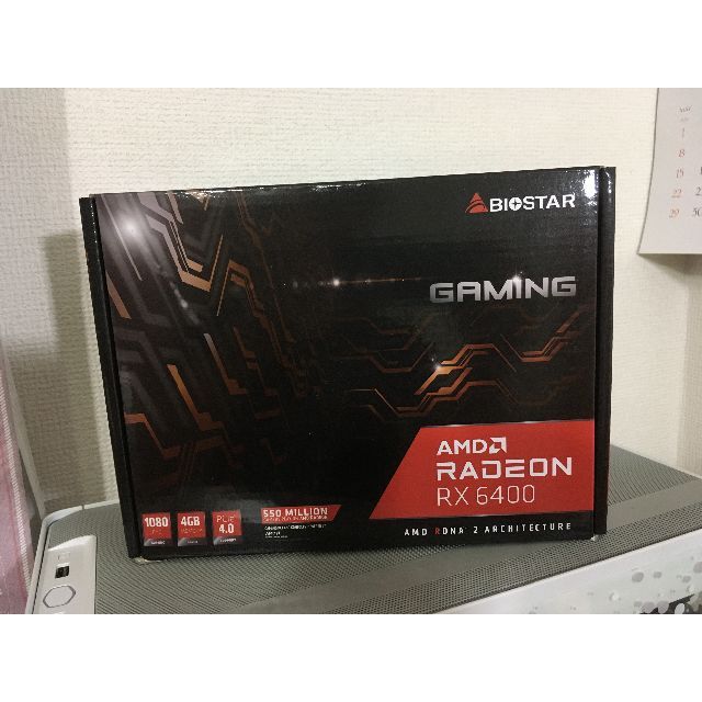 PC/タブレットRADEON RX6400 グラフィックボード VA6406RA46