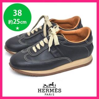 エルメス(Hermes)のエルメス クイック レザー レディーススニーカー 38(約25cm)(スニーカー)