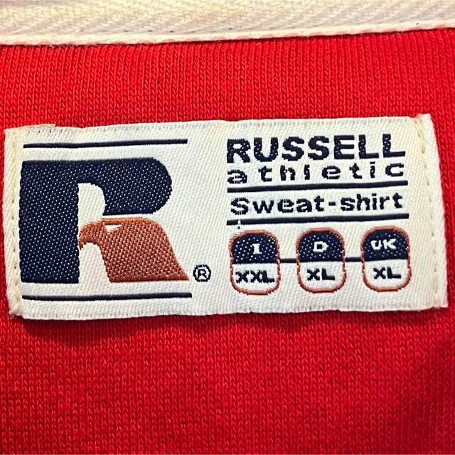 【RUSSEL】ラッセル　パーカー　XL レッド赤　ビッグサイズ