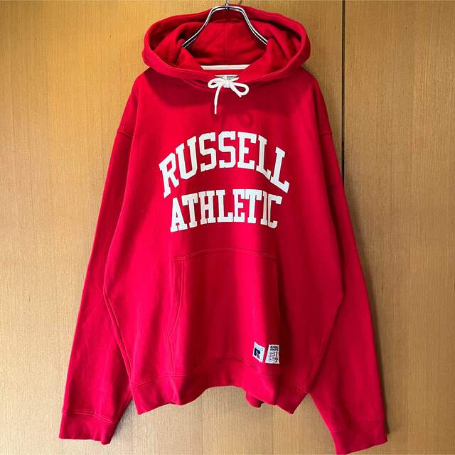 【RUSSEL】ラッセル　パーカー　XL レッド赤　ビッグサイズ