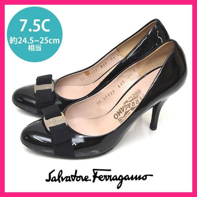 セール商品 Ferragamo フェラガモ ヴァラ サンダル ミュール 24.5