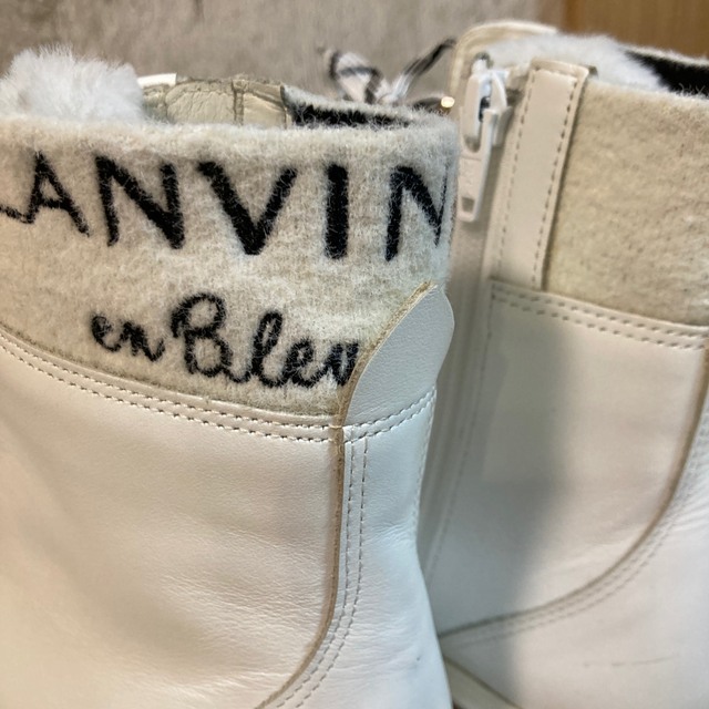 LANVIN(ランバン)のランバン　ブーツ　白 レディースの靴/シューズ(ブーツ)の商品写真