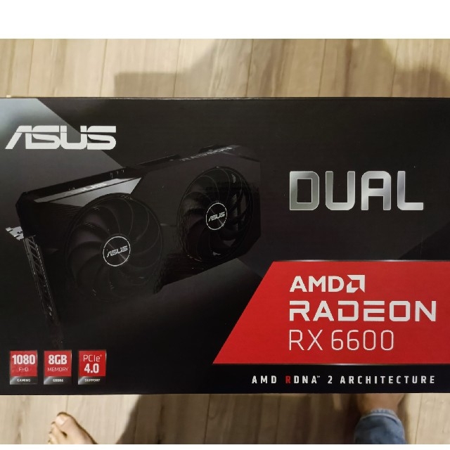 【値引き！】ASUS DUAL-RX6600-8G