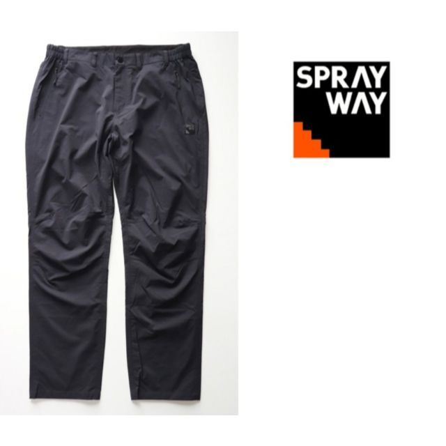 新品【SPRAY WAY スプレーウェイ 】オールデイ レインパンツ 黒 XL