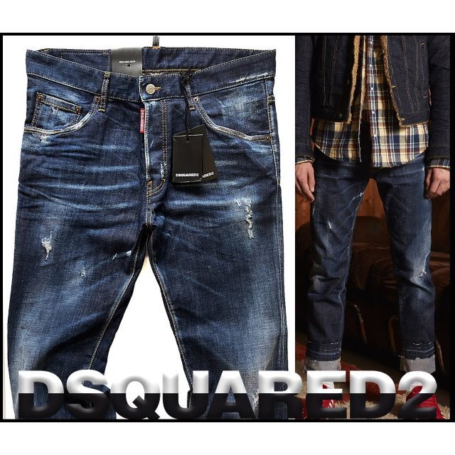 2018FW素材新品 ディースクエアード DSQUARED2 18AW RUN DAN デニム