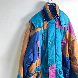 ザノースフェイス(THE NORTH FACE)の90's〜 SQUADRA CORSE マルチカラー ブルゾン 古着 希少(ナイロンジャケット)