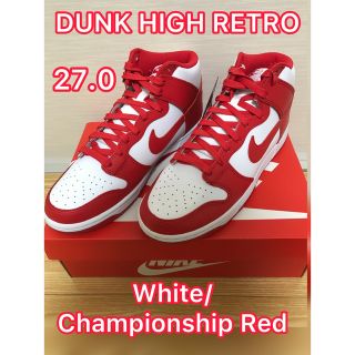 ナイキ(NIKE)のNike Dunk High Championship Red(スニーカー)