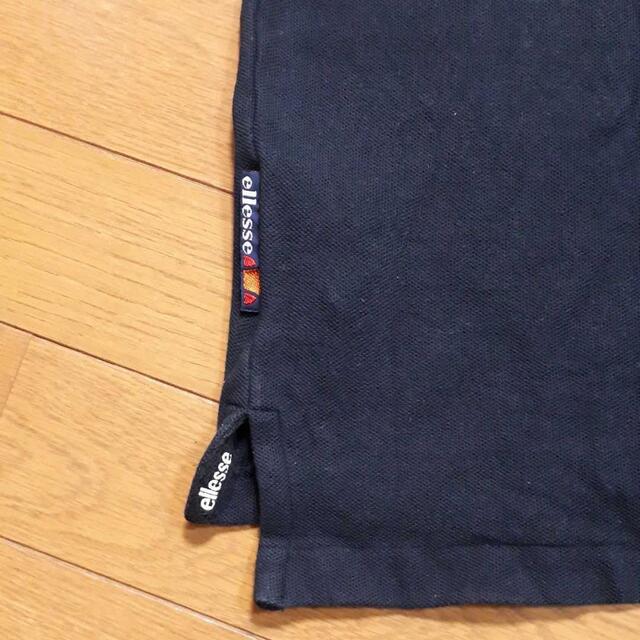 ellesse(エレッセ)のポロシャツ　ellesse　エレッセ　ブラック　黒　半袖 レディースのトップス(ポロシャツ)の商品写真