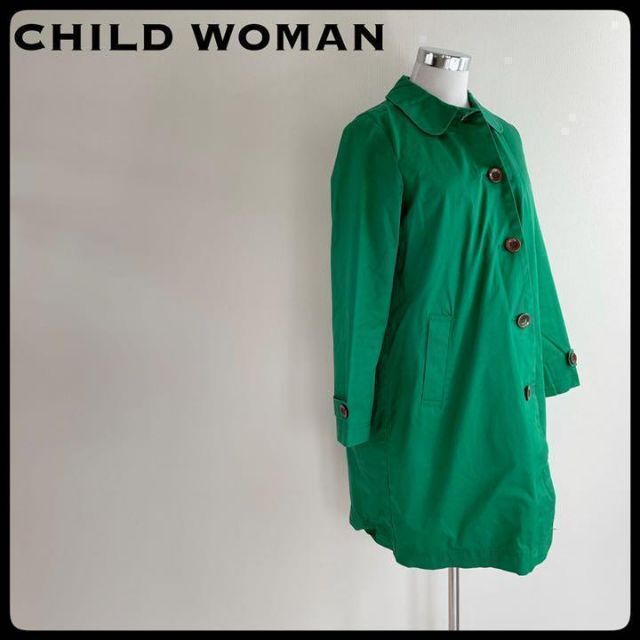 CHILD WOMAN(チャイルドウーマン)のCHILD WOMAN チャイルドウーマン ステンカラーコート ライナー付き レディースのジャケット/アウター(トレンチコート)の商品写真