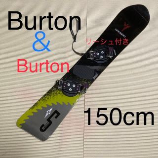 バートン(BURTON)のBurton アルペンボード　150cm ＆　Burton ビンディング　(ボード)