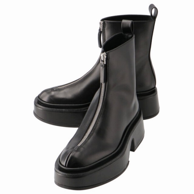JIL SANDER - ジル サンダー JIL SANDER アンクルブーツ レザー JIL SANDER - ジル サンダー JIL SANDER アンクルブーツ レザー
