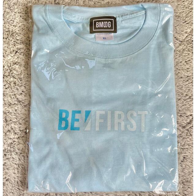 BE:FIRST カラーロゴTシャツ ブルーXL