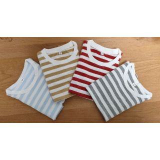 ムジルシリョウヒン(MUJI (無印良品))の無印良品　長袖Tシャツ　110㌢(4枚組)(Tシャツ/カットソー)