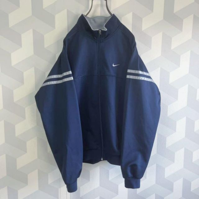 【90s ナイキ】サイズL 刺繍ロゴ トラックジャケット ジャージ nike