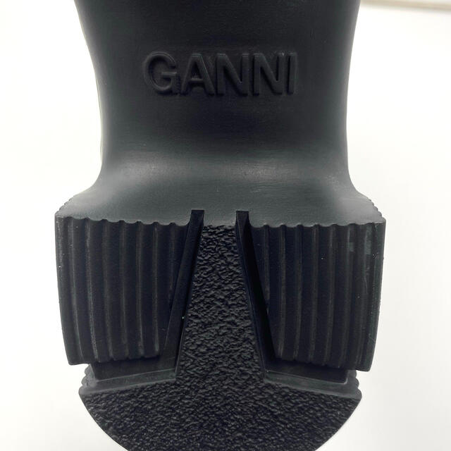 41 25cm GANNI ガニー リサイクルラバー ロングブーツ レインブーツ レディースの靴/シューズ(ブーツ)の商品写真