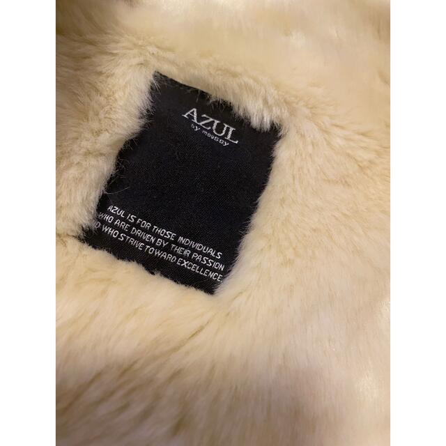 AZUL by moussy(アズールバイマウジー)のマウジー　ファーコート レディースのジャケット/アウター(毛皮/ファーコート)の商品写真