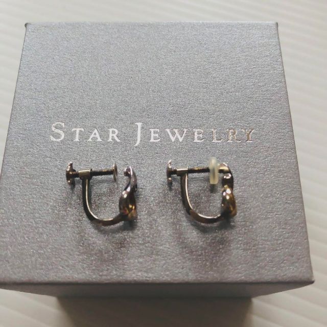 STAR JEWELRY スタージュエリー 雫 ドロップ イヤリング シルバー