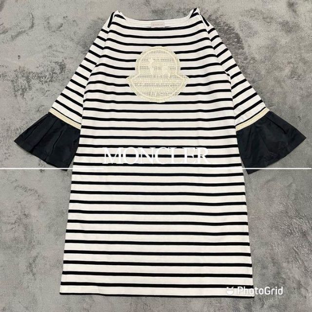 ゆったり柔らか 美品 MONCLER モンクレール ひざ丈ワンピース - 通販