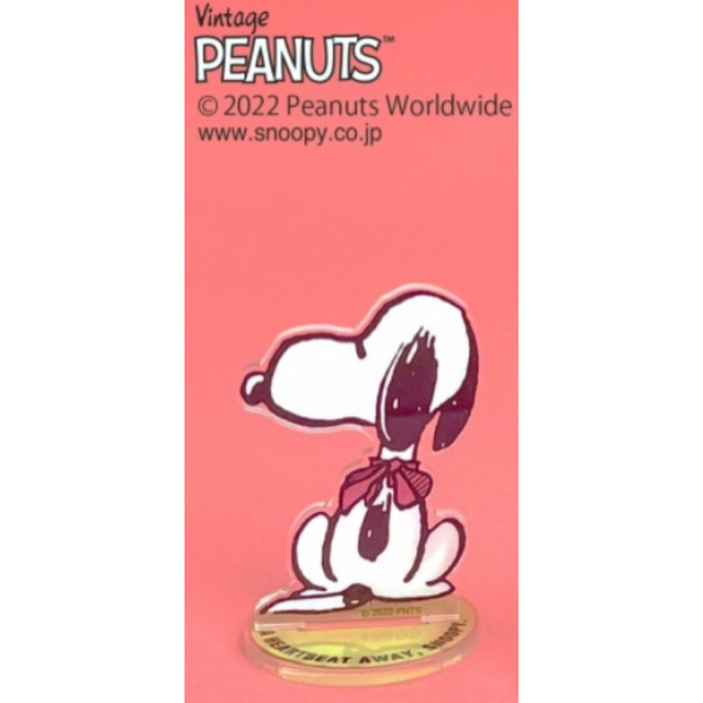 SNOOPY(スヌーピー)のヴィンテージスヌーピー　SNOOPY 非売品　アクリルスタンド エンタメ/ホビーのおもちゃ/ぬいぐるみ(キャラクターグッズ)の商品写真