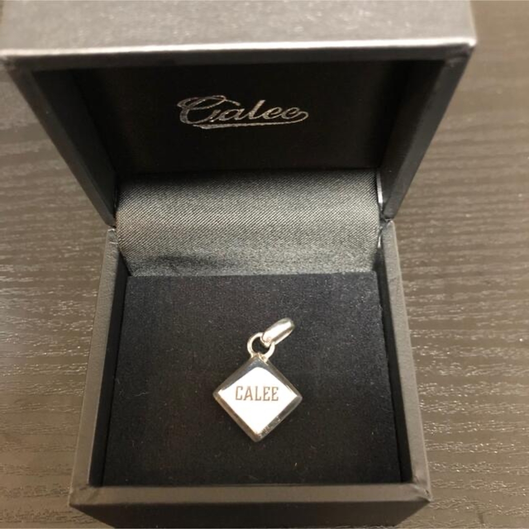 CALEE CAL logo diamond cut necklace top 公式超特価 - www