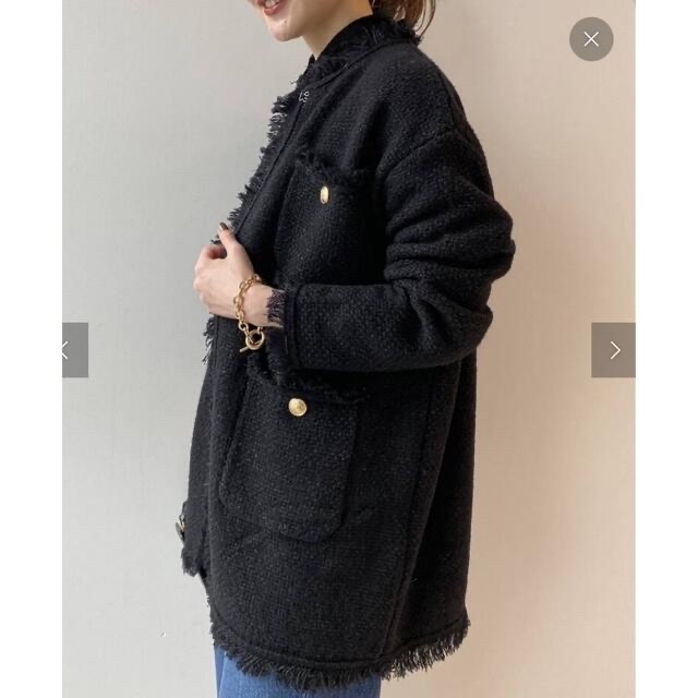 IENA(イエナ)のIENA ADAWAS KNIT TWEED 4POCKETS JAC レディースのトップス(カーディガン)の商品写真