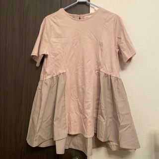 オペークドットクリップ(OPAQUE.CLIP)のペプラムTシャツ(Tシャツ(半袖/袖なし))