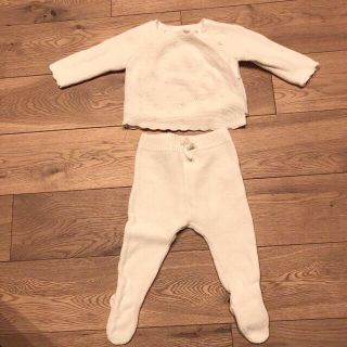 ザラキッズ(ZARA KIDS)のZARA baby ニット　セットアップ(ニット/セーター)