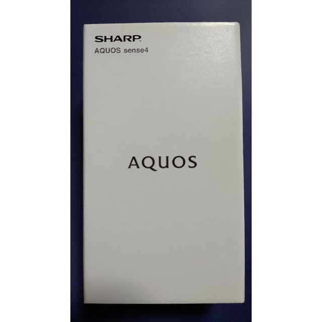 【新品未開封】SHARP AQUOS sense4 SH-M15 シルバー