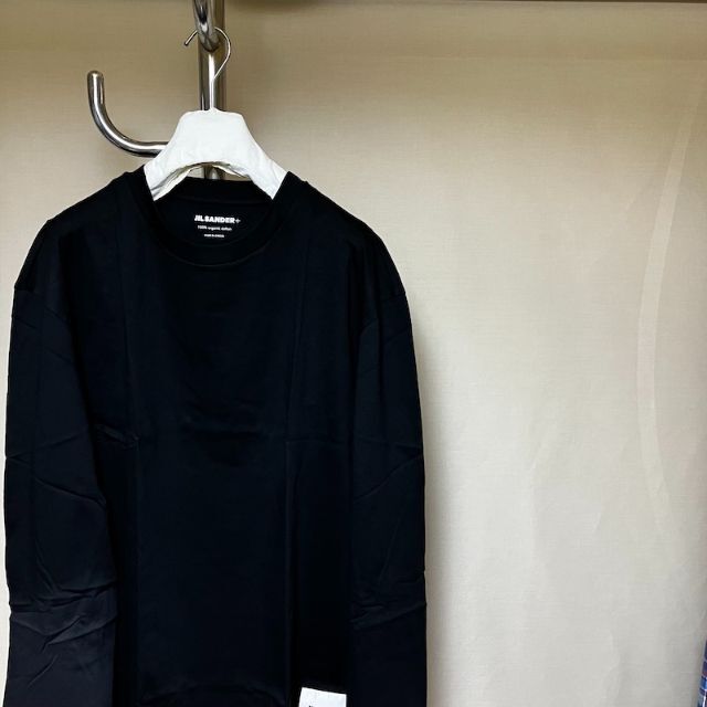 Jil Sander(ジルサンダー)の新品 L JIL SANDER 22aw パックTシャツ 黒 長袖 3636 メンズのトップス(Tシャツ/カットソー(七分/長袖))の商品写真