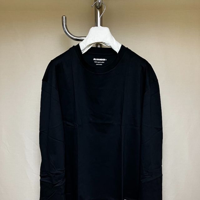 Jil Sander(ジルサンダー)の新品 L JIL SANDER 22aw パックTシャツ 黒 長袖 3636 メンズのトップス(Tシャツ/カットソー(七分/長袖))の商品写真
