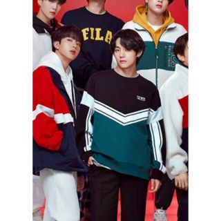 フィラ(FILA)の【タグ付き新品】FILA×BTS テテ着用モデル(スウェット)