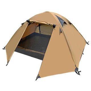 テント マルチドーム型 1～2人用 軽量2.5kg 二重層 耐水圧3500mm(テント/タープ)