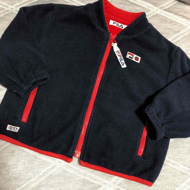 FILA(フィラ)のFILA 子供服 上着 パーカー 長袖 冬服 モコモコ キッズ/ベビー/マタニティのキッズ服男の子用(90cm~)(ジャケット/上着)の商品写真