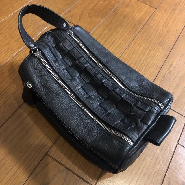 未使用　ZARA HOME 牛皮　レザーハンドバッグ