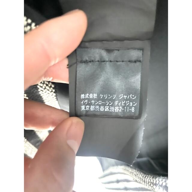 SAINT LAURENT - サンローラン 14aw ストライプコート SAINT LAURENT - サンローラン 14aw ストライプコート