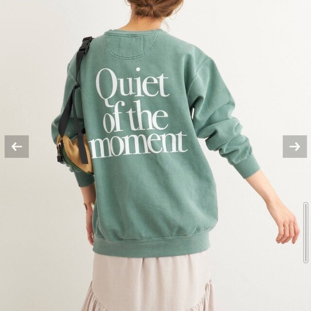 QUIET OF THE MOMENT スウェット