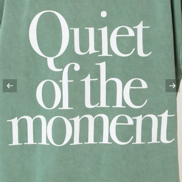 【チョビ様専用】QUIET OF THE MOMENT スウェット