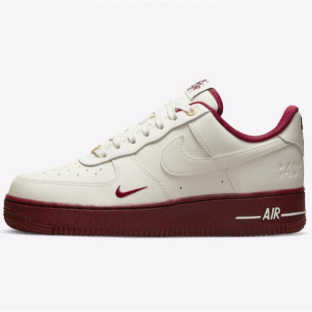 最高 Low 1 Force Air Nike - NIKE Sail/Team 26.0 Red スニーカー