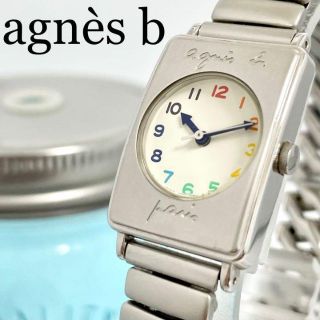 アニエスベー(agnes b.)の518 agns b アニエスベー時計　レディース腕時計　蛇腹ベルト　箱付き(腕時計)