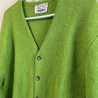 LACOSTE - 古着 vintage カーディガン 黄緑の通販 by あつもり