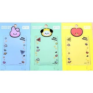 ビーティーイシビル(BT21)のminini　写真ホルダー　フォトカードカバーセット　公式商品(K-POP/アジア)