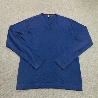 ベネトン(BENETTON)のベネトン Benetton ニットセーター ブルー S(ニット/セーター)