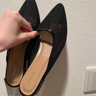 シマムラ(しまむら)のtulle mule(ミュール)