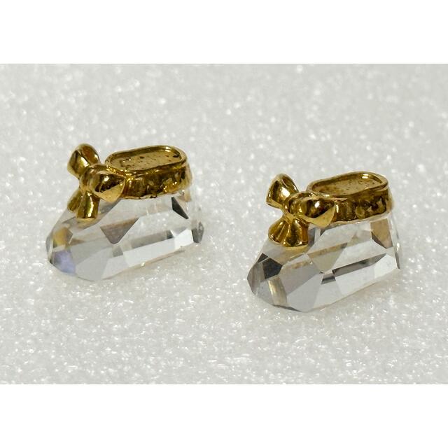 SWAROVSKI - スワロフスキー 靴 ベビーシューズ 置物 クリスタル SWAROVSKI - スワロフスキー 靴 ベビーシューズ 置物 クリスタル